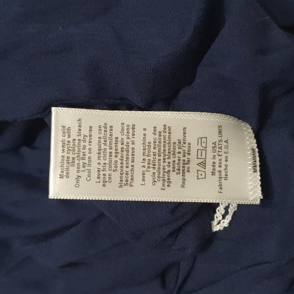 NEW Lunya Cool Romper in Deep Blue - Picture 6 of 10